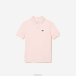 Lacoste פולו פטי פיקה בכושר רגיל DZ4D0D3137 ורוד בהיר t03 ילדים - Image 3