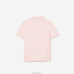 Lacoste פולו פטי פיקה בכושר רגיל DZ4D0D3137 ורוד בהיר t03 ילדים - Image 4