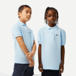 Lacoste פולו פטי פיקה בכושר רגיל DZ4D0D3139 כחול בהיר t01 ילדים
