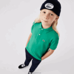 Lacoste פולו פטי פיקה בכושר רגיל DZ4D0D3155 ירוק hd2 ילדים