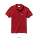Lacoste פולו פטי פיקה בכושר רגיל DZ4D0D3172 אדום eu7 ילדים