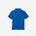 Lacoste פולו פטי פיקה בכושר רגיל DZ4D0D3174 כחול k1q ילדים - Image 2