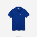 Lacoste פולו פטי פיקה בכושר רגיל DZ4D0D3182 כחול כהה x0u ילדים