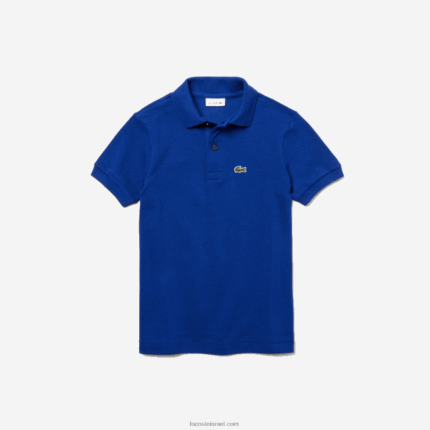 Lacoste פולו פטי פיקה בכושר רגיל DZ4D0D3182 כחול כהה x0u ילדים