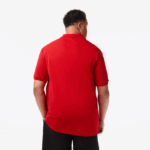 Lacoste פולו פטי פיקה כותנה - פלוס סייז - גבוה DZ4D0D204 אדום 240 גברים - Image 2