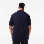 Lacoste פולו פטי פיקה כותנה - פלוס סייז - גבוה DZ4D0D189 כחול כהה 166 גברים - Image 3