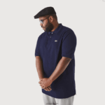 Lacoste פולו פטי פיקה כותנה - פלוס סייז - גבוה DZ4D0D189 כחול כהה 166 גברים - Image 4