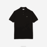 Lacoste פולו פטי פיקה כותנה - פלוס סייז - גבוה DZ4D0D188 שחור 031 גברים - Image 5