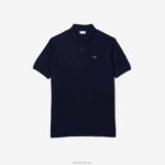 Lacoste פולו פטי פיקה כותנה - פלוס סייז - גבוה DZ4D0D189 כחול כהה 166 גברים - Image 5