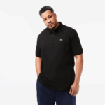 Lacoste פולו פטי פיקה כותנה - פלוס סייז - גבוה DZ4D0D188 שחור 031 גברים