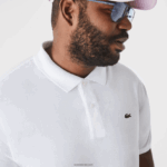 Lacoste פולו פטי פיקה כותנה - פלוס סייז - גדול DZ4D0D169 לבן 001 גברים - Image 2