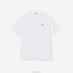 Lacoste פולו פטי פיקה כותנה - פלוס סייז - גדול DZ4D0D169 לבן 001 גברים - Image 4