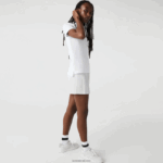 Lacoste פולו פטי פיקה כותנה רכה בהתאמה רגילה DZ4D0D2363 לבן 001 נשים - Image 2