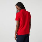 Lacoste פולו פטי פיקה כותנה רכה בהתאמה רגילה DZ4D0D2504 אדום 240 נשים - Image 2