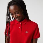 Lacoste פולו פטי פיקה כותנה רכה בהתאמה רגילה DZ4D0D2504 אדום 240 נשים
