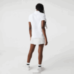 Lacoste פולו פטי פיקה כותנה רכה בהתאמה רגילה DZ4D0D2363 לבן 001 נשים - Image 3