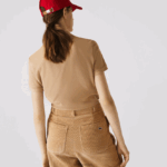 Lacoste פולו פטי פיקה כותנה רכה בהתאמה רגילה DZ4D0D2493 בז' 02s נשים - Image 3