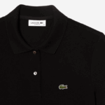 Lacoste פולו פטי פיקה כותנה רכה בהתאמה רגילה DZ4D0D2364 שחור 031 נשים - Image 5