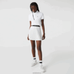 Lacoste פולו פטי פיקה כותנה רכה בהתאמה רגילה DZ4D0D2363 לבן 001 נשים
