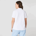 Lacoste פולו פטי פיקה כותנה רכה בהתאמה רגילה DZ4D0D2363 לבן 001 נשים - Image 9