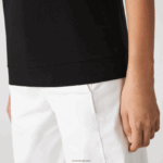 Lacoste פולו פיקה זורם בגזרה רופפת DZ4D0D2463 שחור 031 נשים - Image 7