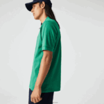 Lacoste פולו פיקה כותנה בגזרה קלאסית עם הדפס מנומר DZ4D0D593 ירוק 7bs גברים - Image 3