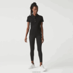 Lacoste פולו פיקה כותנה מתיחה בגזרה דקיקה DZ4D0D2469 שחור 031 נשים - Image 2