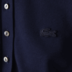 Lacoste פולו פיקה כותנה מתיחה בגזרה דקיקה DZ4D0D2470 כחול כהה 166 נשים - Image 4