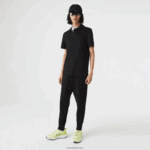 Lacoste פולו פיקה מכותנה אורגנית מתיחה בגזרה דקיקה DZ4D0D598 שחור 031 גברים - Image 2