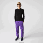 Lacoste פולו פיקה מתיחה בגזרה דקיקה DZ4D0D2478 שחור 031 נשים