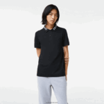 Lacoste פולו פיקה סטרץ' ממותג slim fit DZ4D0D777 שחור 031 גברים