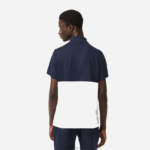 Lacoste פולו פסים במהדורה פתוחה של מיאמי ספורט DZ4D0D238 כחול ירוק לבן t3i גברים - Image 3