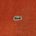 Lacoste פולו קטיפה מכותנה בגזרה קלאסית DZ4D0D739 חום 3pb גברים - Image 5