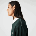 Lacoste פולו רוגבי ממותג רופף DZ4D0D1687 ירוק yzp גברים - Image 2