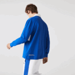 Lacoste פולו רוגבי ממותג רופף DZ4D0D1688 כחול k1q גברים - Image 3
