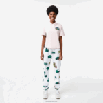 Lacoste פולו תג קומיקס בכושר רגיל DZ4D0D2494 ורוד בהיר t03 נשים - Image 2