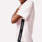 Lacoste פולו תג קומיקס בכושר רגיל DZ4D0D2494 ורוד בהיר t03 נשים - Image 5