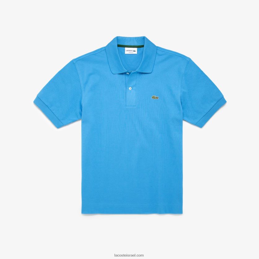 Lacoste פולו l.12.12 מקורי עם פיקה כותנה כבדה DZ4D0D768 כחול 4xa גברים - Image 1