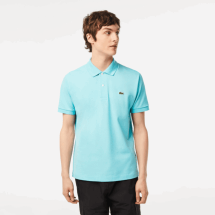 Lacoste פולו l.12.12 מקורי DZ4D0D155 turquoise bvg גברים