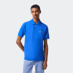 Lacoste פולו l.12.12 מקורי DZ4D0D191 כחול kxb גברים