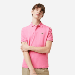 Lacoste פולו l.12.12 מקורי DZ4D0D211 ורוד 2r3 גברים