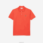 Lacoste פולו l.12.12 מקורי DZ4D0D221 כתום 02k גברים - Image 3