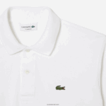 Lacoste פולו l.12.12 מקורי DZ4D0D606 לבן 001 גברים - Image 5