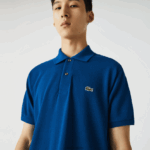 Lacoste פולו l.12.12 מקורי DZ4D0D642 כחול z1g גברים