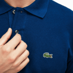 Lacoste פולו l.12.12 מקורי DZ4D0D642 כחול z1g גברים - Image 4