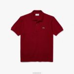 Lacoste פולו l.12.12 מקורי DZ4D0D656 בורדו 476 גברים - Image 2