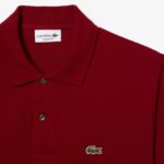 Lacoste פולו l.12.12 מקורי DZ4D0D656 בורדו 476 גברים - Image 3