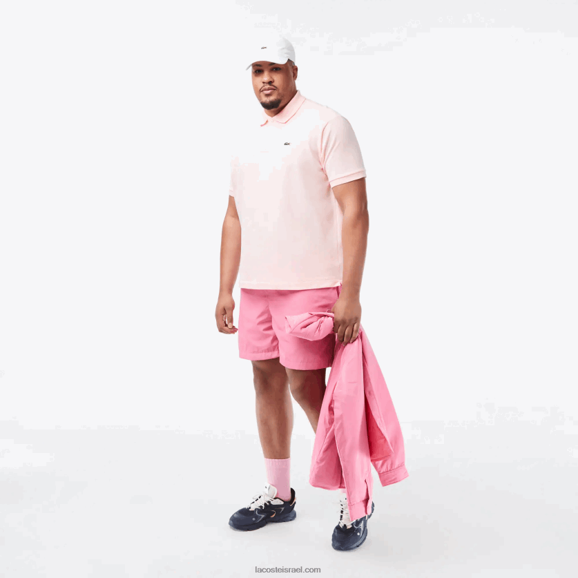 Lacoste פולו l.12.12 מקורי DZ4D0D703 ורוד בהיר t03 גברים - Image 9