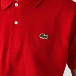 Lacoste פולו l.12.12 מקורי DZ4D0D775 אדום 240 גברים - Image 2