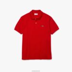 Lacoste פולו l.12.12 מקורי DZ4D0D775 אדום 240 גברים - Image 4